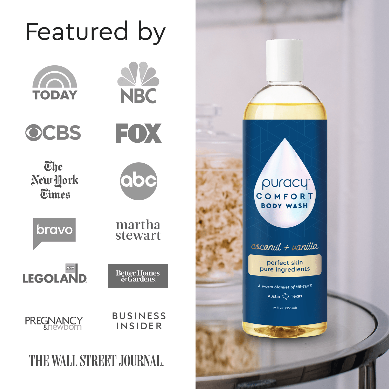 Refillable Body Wash
